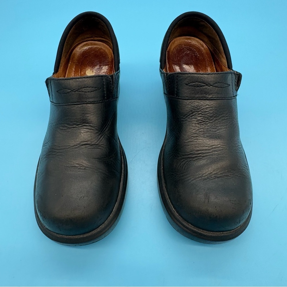 Ariat Women’s Black Leather Mules Clogs Size 8.5B